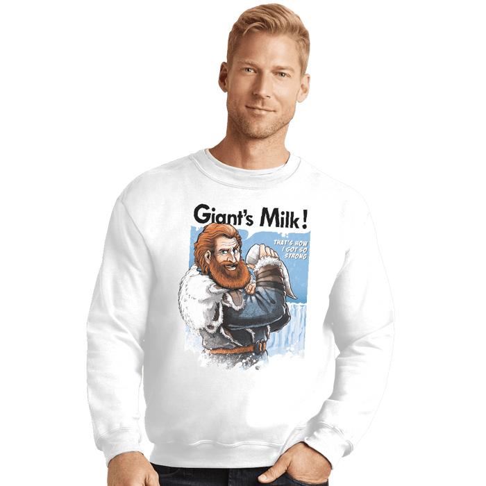 Crewneck Sweater, Unisex / Small / White