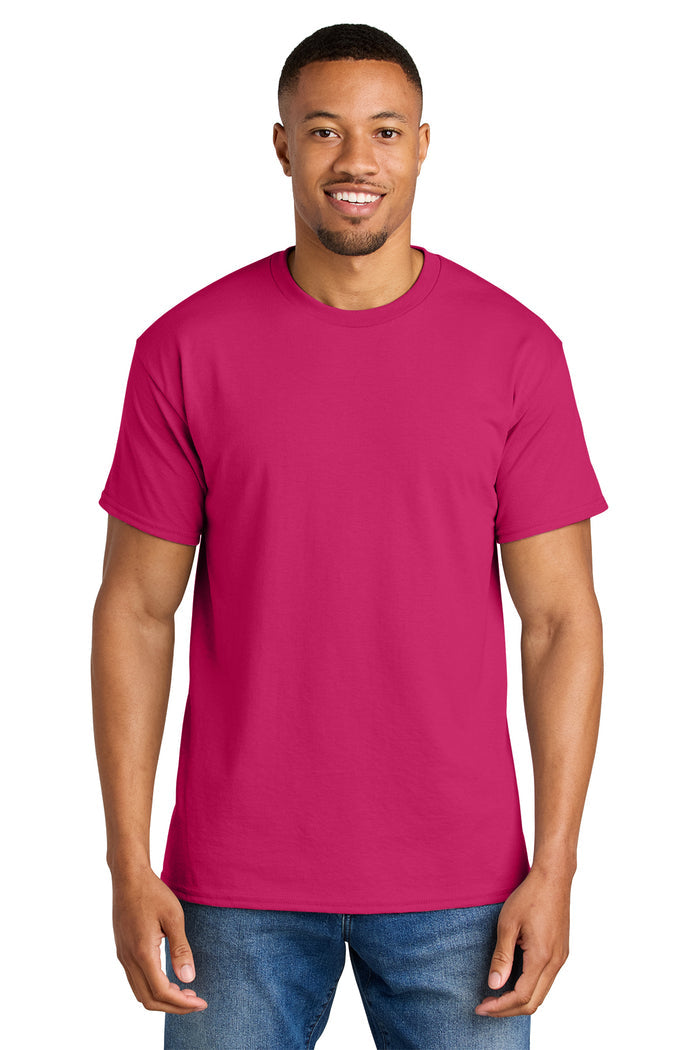 GILDAN- DRYBLEND-HELICONIA (PINK) TSHIRT