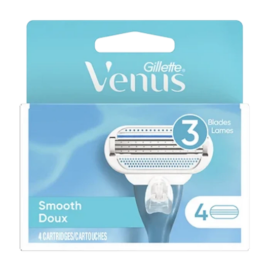 Gillette Venus Smooth Razor Refill Blades - 4 Refills