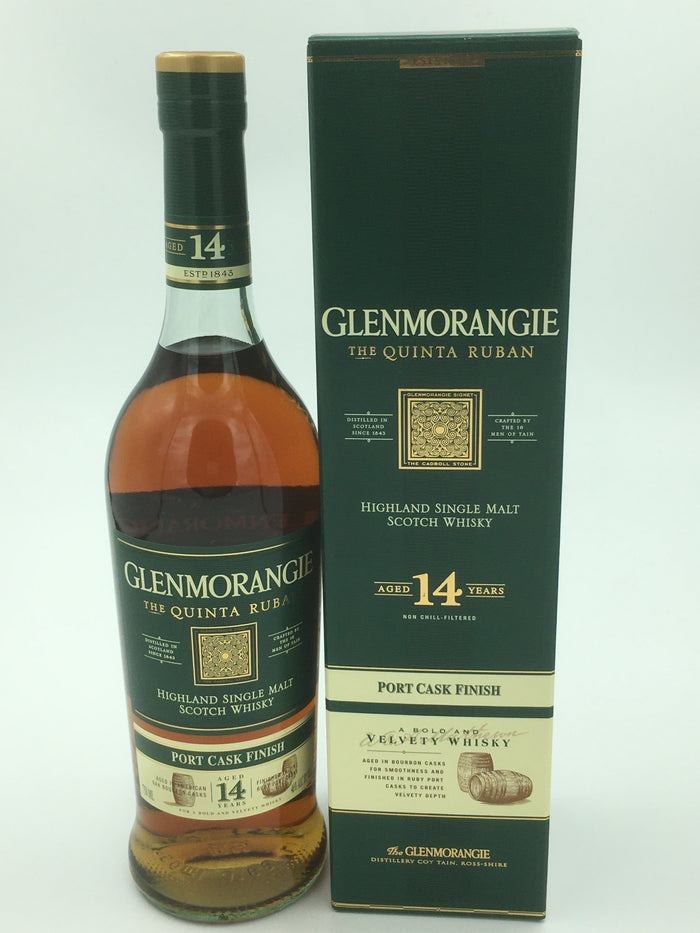 GLENMORANGIE 14 THE QUINTA RUBAN PORT CASK