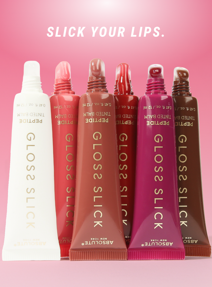 Gloss Slick Peptide Tinted Balm - strawberry-crush