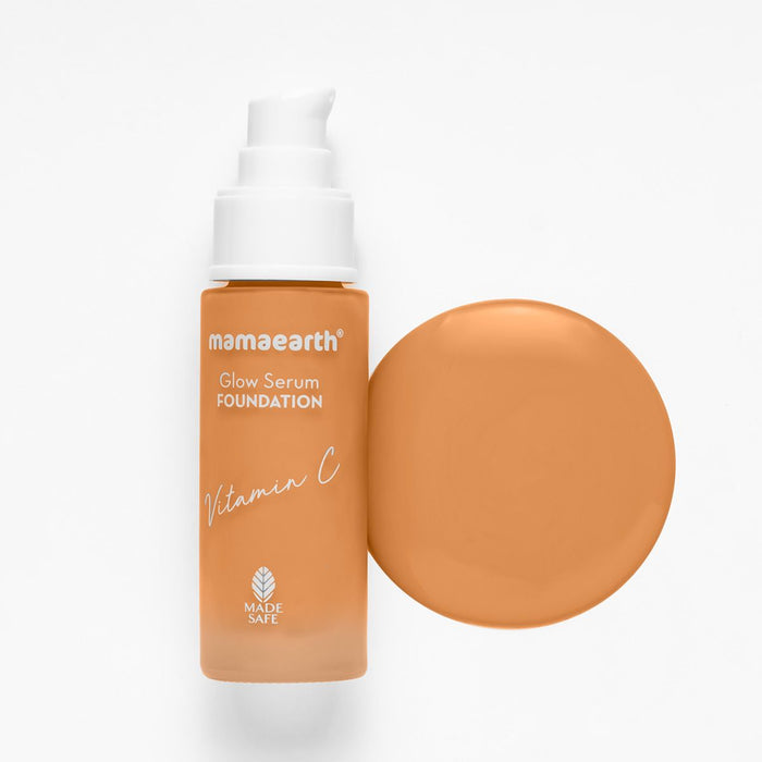 Glow Getter’s Combo | Glow Serum Foundation - Warm Glow 30 ml & Glow Full Coverage Compact - Almond Glow 9 g
