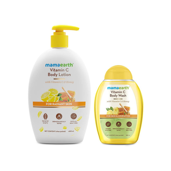 Glow Right Vitamin C Combo - 300ml + 400ml