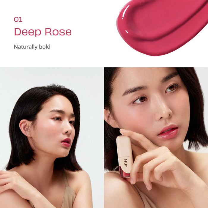 House of Hur Glowy Ampoule Tint #01 DEEP ROSE Nudie Glow Australia
