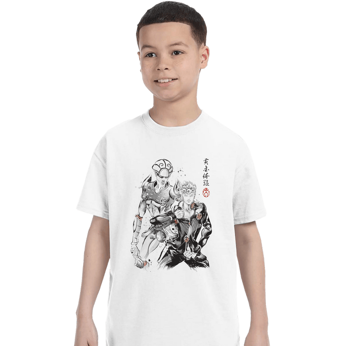 Shirts T-Shirts, Youth / XL / White Gold Experience Sumi-e