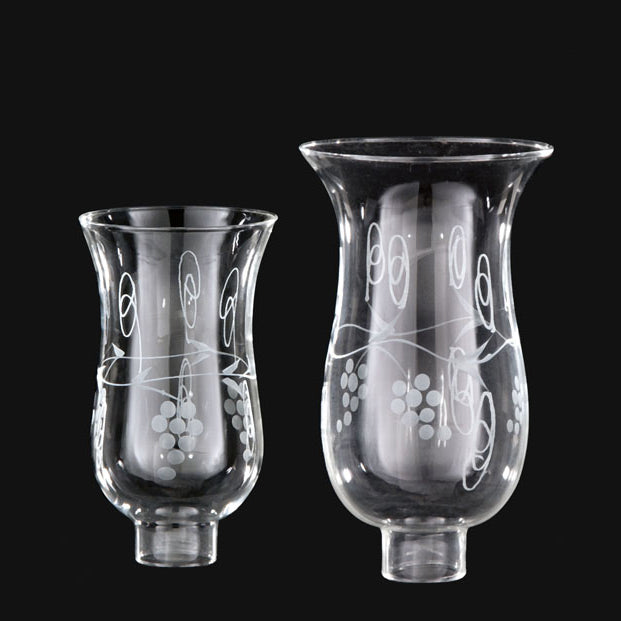 Grapes Design Hurricane Shade or Globe, 1-5/8" Fitter Size (08710)