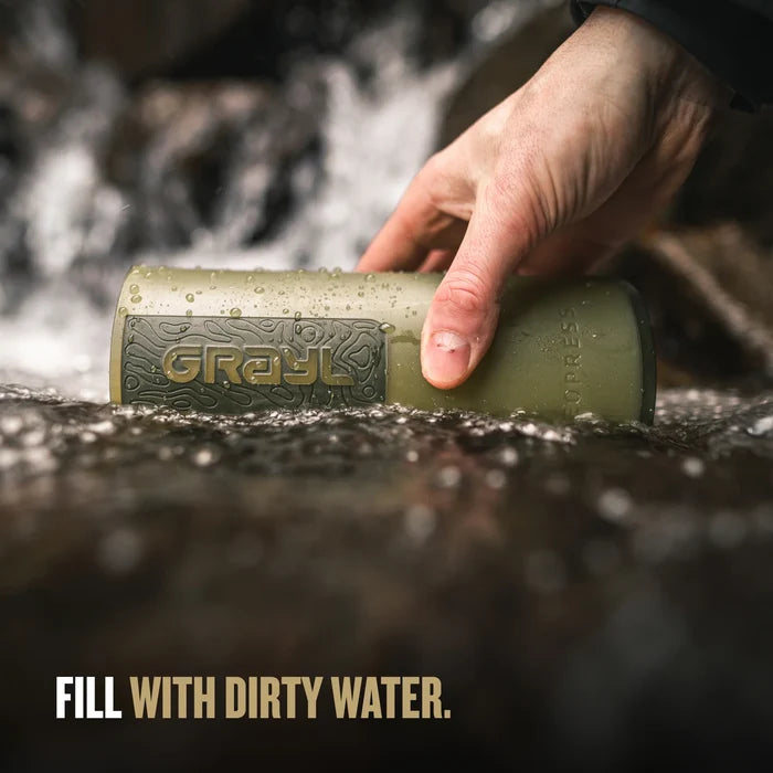 Grayl 24oz GeoPress® Purifier - Covert Olive Drab