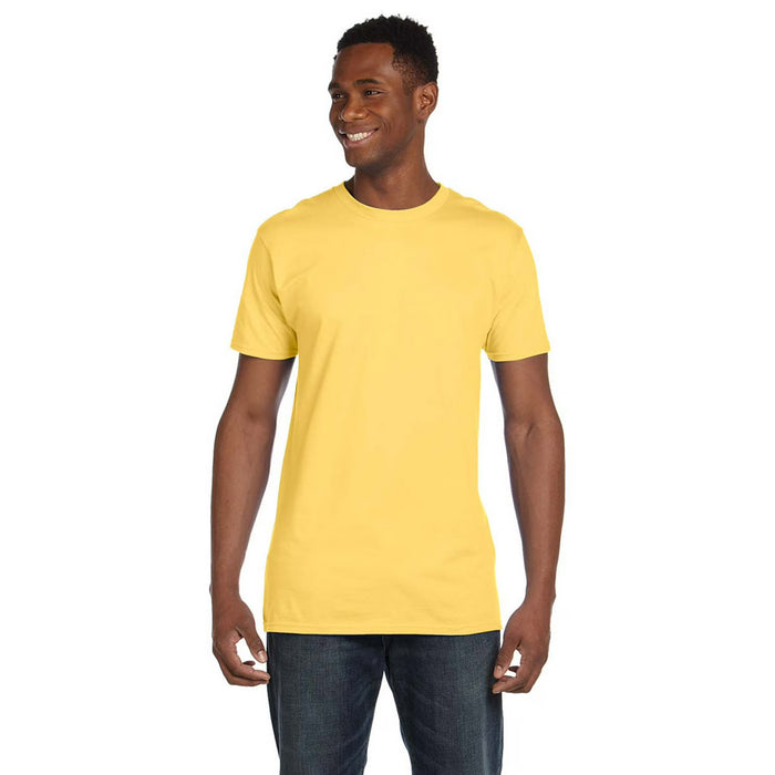 HANES- NANO COTTON T-SHIRT GOLD
