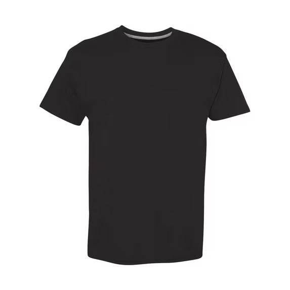 HANES-X-TEMP-TSHIRT - BLACK  *