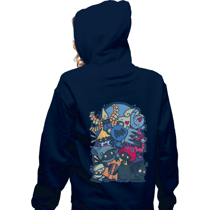 Zippered Hoodies, Unisex / Small / Navy