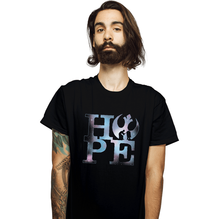 Shirts T-Shirts, Unisex / Small / Black Hope