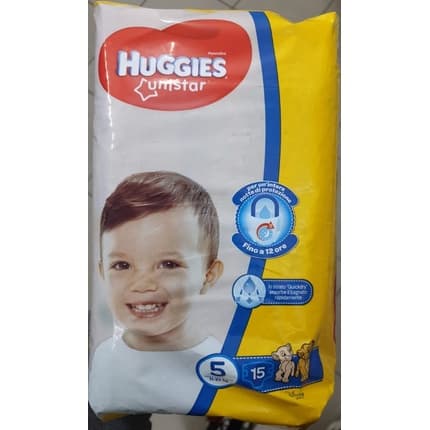 Huggies Unistar Nappies Size 5 11-25kg 1 Pack Of 15