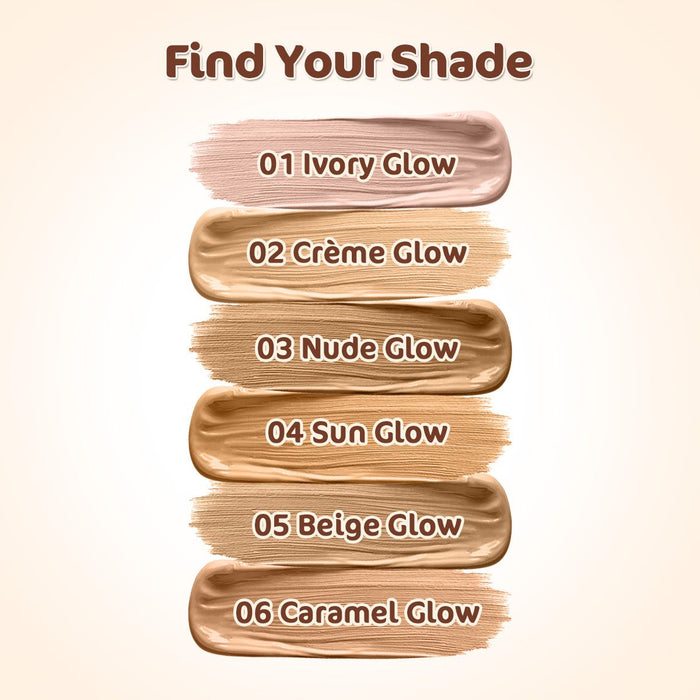 Hydra-Glow Full Coverage Foundation With Vitamin C & Turmeric - 30 ml | Beige Glow