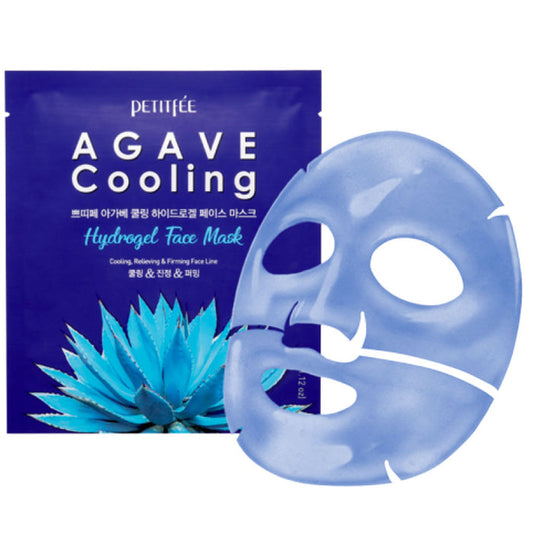 Petitfee Hydrogel Face Mask AGAVE COOLING Nudie Glow Australia
