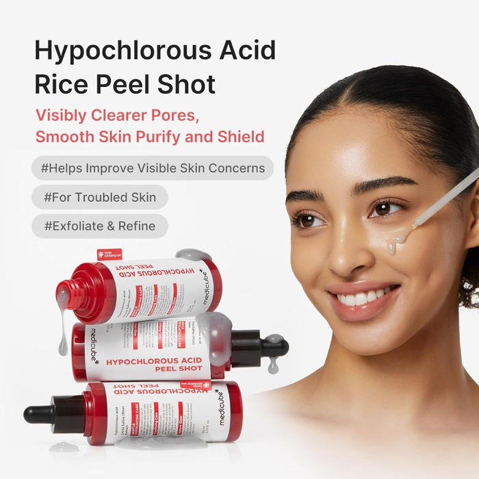 Medicube Hypochlorous Acid Rice Peel Shot Nudie Glow Australia
