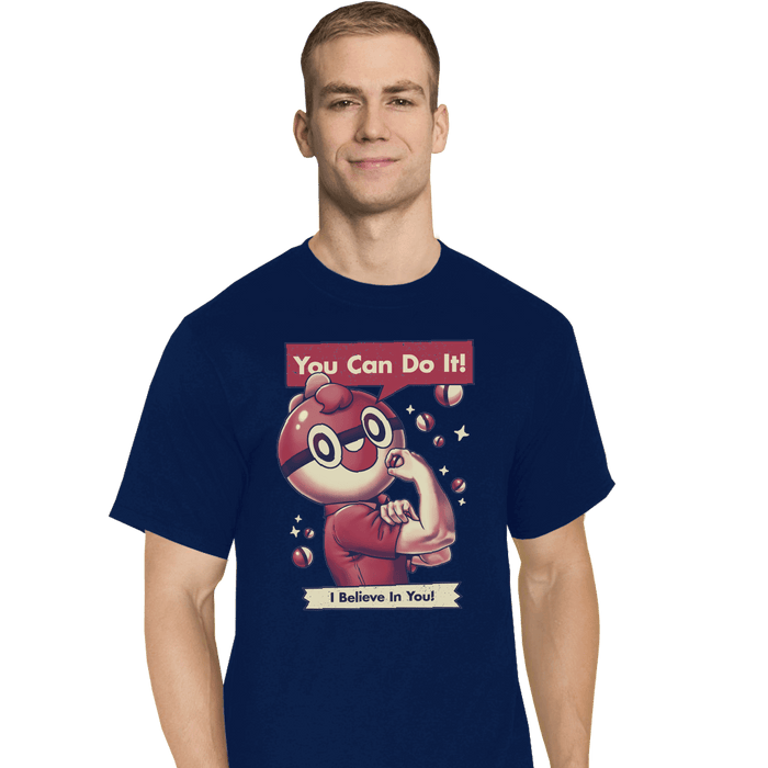 Shirts T-Shirts, Tall / Large / Navy I Believe In You