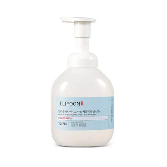 Illiyoon Ceramide Ato Bubble Wash and Shampoo 400ml