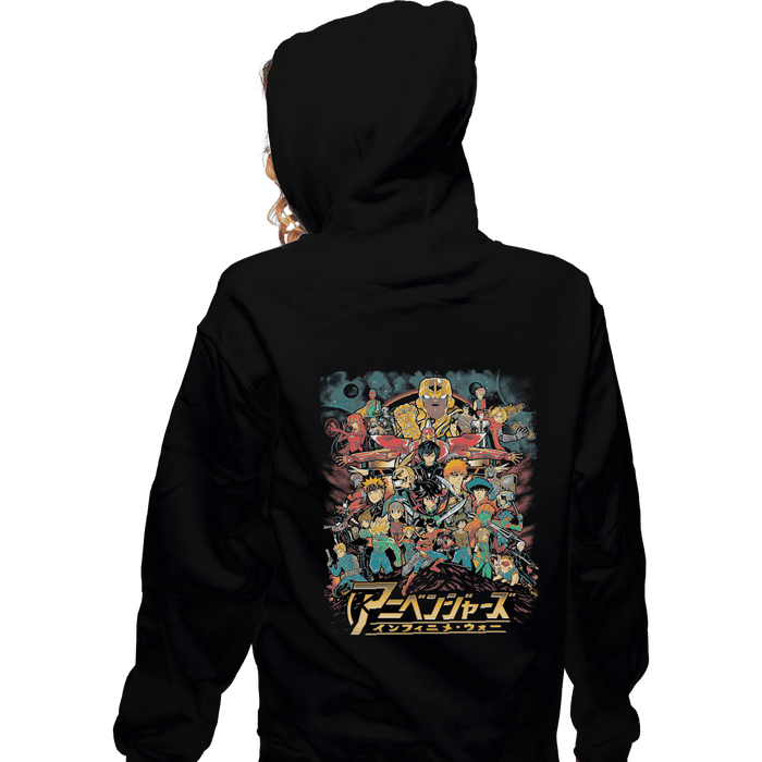 Zippered Hoodies, Unisex / Small / Black