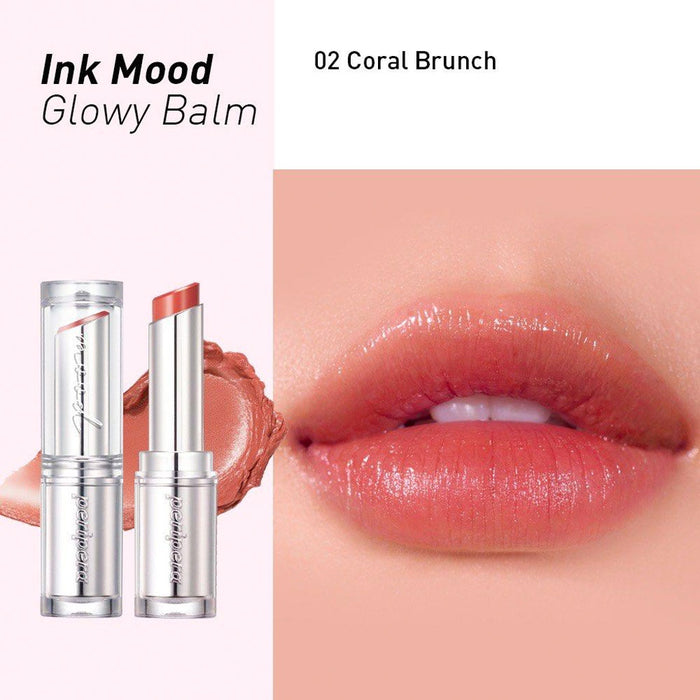 Peripera Ink Mood Glowy Balm 02 Coral Brunch Nudie Glow Australia