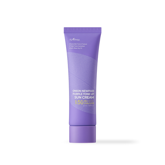 [Isntree] Onion Newpair Purple Tone Up Sun Cream 50ml-Luxiface.com
