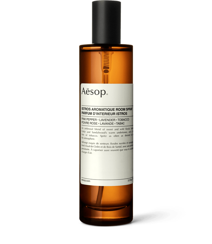 100ml bottle of Aesop Istros Aromatique Room Spray
