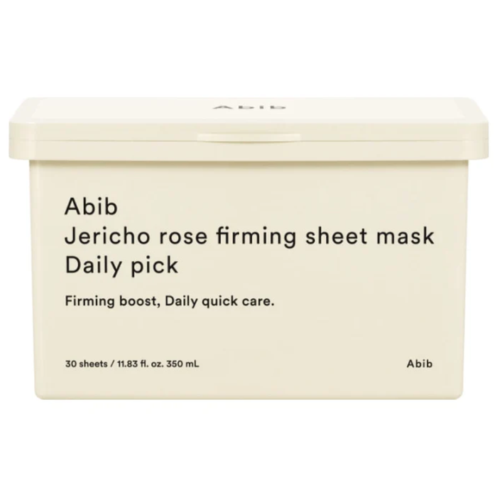 Abib Jericho Rose Firming Sheet Mask Daily Pick Nudie Glow Australia