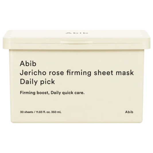 Abib Jericho Rose Firming Sheet Mask Daily Pick Nudie Glow Australia