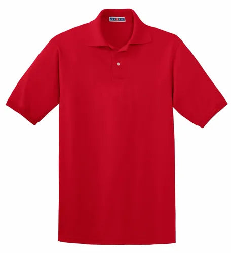 JERZEE - TRUE RED- DRI POWER POLO