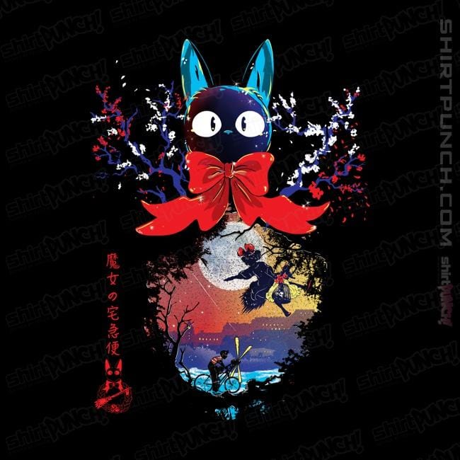 Shirts Magnets / 3"x3" / Black Jiji Delivery Spring
