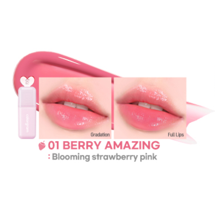 Colorgram Juicy Drop Tint 01 BERRY AMAZING Nudie Glow Australia