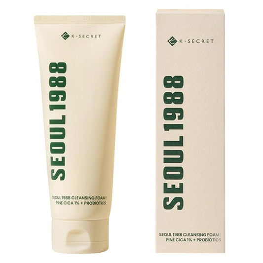 K-Secret Seoul 1988 Pine Cica 1% + Probiotics Cleansing Foam 150ml K-Secret