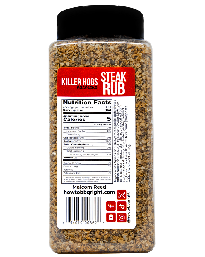 Killer Hogs Steak Rub
