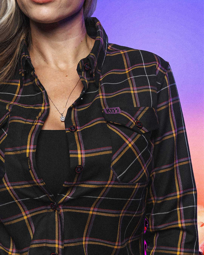 Kiss 'Destroyer' Women's Flannel