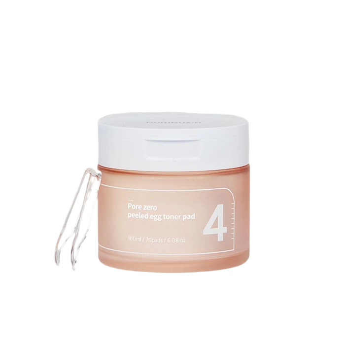 [Numbuzin] No.4 Pore Zero Peeled Egg Toner Pad 70Pads 180ml-Luxiface.com