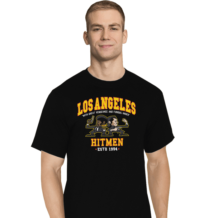 Shirts T-Shirts, Tall / Large / Black L.A. Hitmen