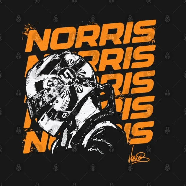 Lando Norris Name Reapeat Hoodie