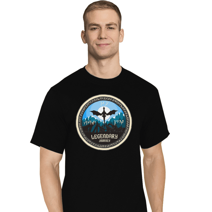 Shirts T-Shirts, Tall / Large / Black Legendary Journey