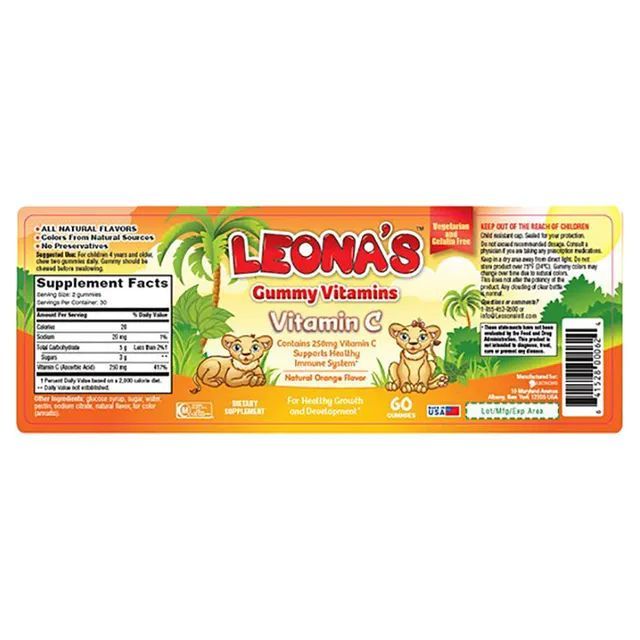 Leona's Gummy Vitamin C 60 Pieces - Makkah Pharmacy