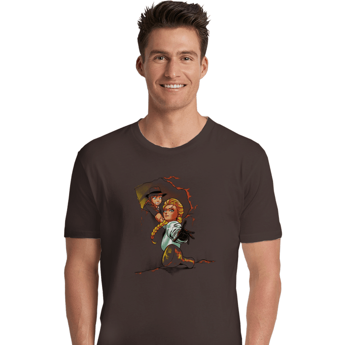 Premium Shirts, Unisex / Small / Dark Chocolate