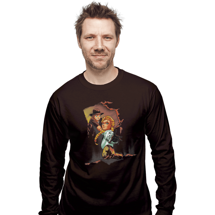 Long Sleeve Shirts, Unisex / Small / Dark Chocolate