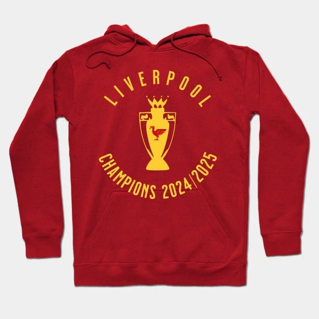 Liverpool Champions 25 Yellow 2 Hoodie