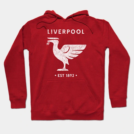 Liverpool Liverbird Retro Vintage Big Hoodie
