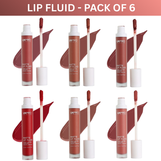 LN PRO Matte Lip Fluid - Pack of 6