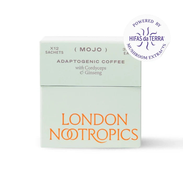 London Nootropics Mojo Cordyceps Mushroom Coffee 12 Sachets