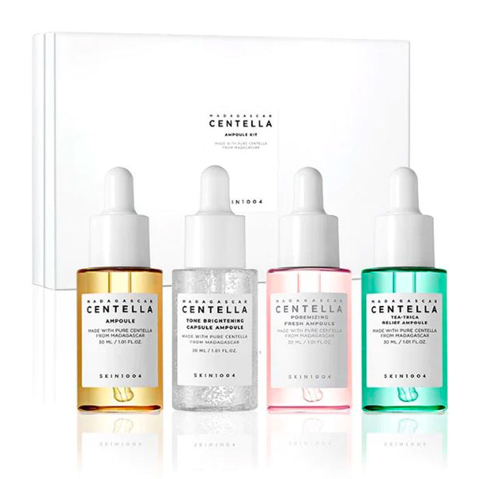 SKIN1004 Madagascar Centella Ampoule Kit (Mini 4 Ampoules) Nudie Glow Australia