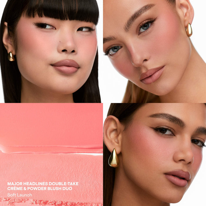 Major Headlines Double-Take Crème & Powder Blush Duo - SOFT LAUNCH