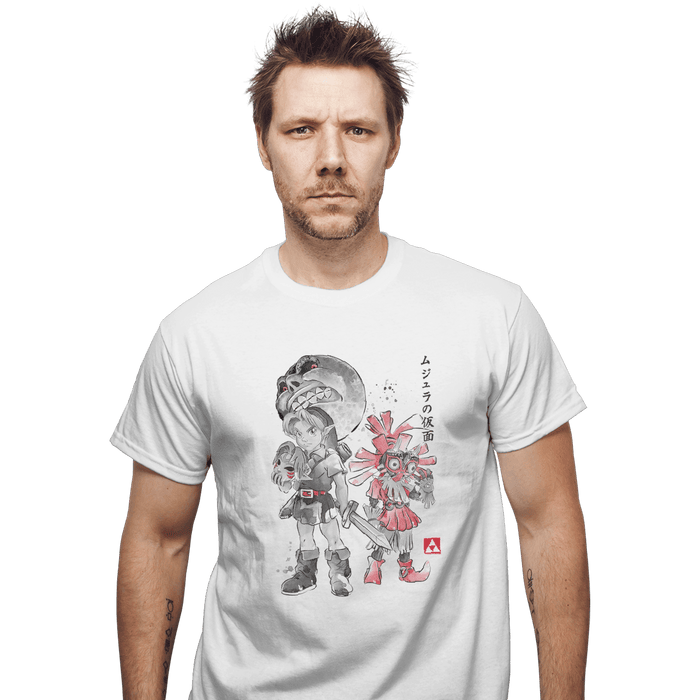Shirts T-Shirts, Unisex / Small / White Majora's Sumi-e