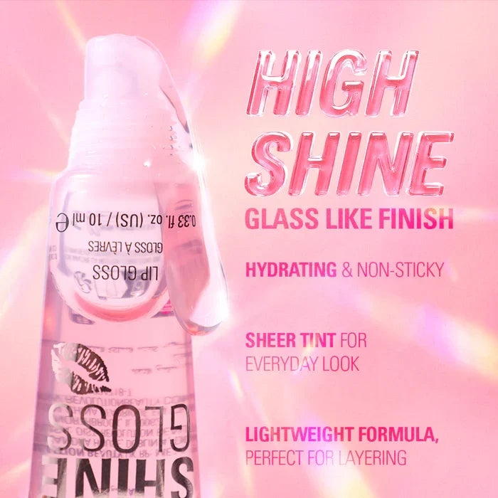 Makeup Revolution Shine Lip Gloss - Pack of 2