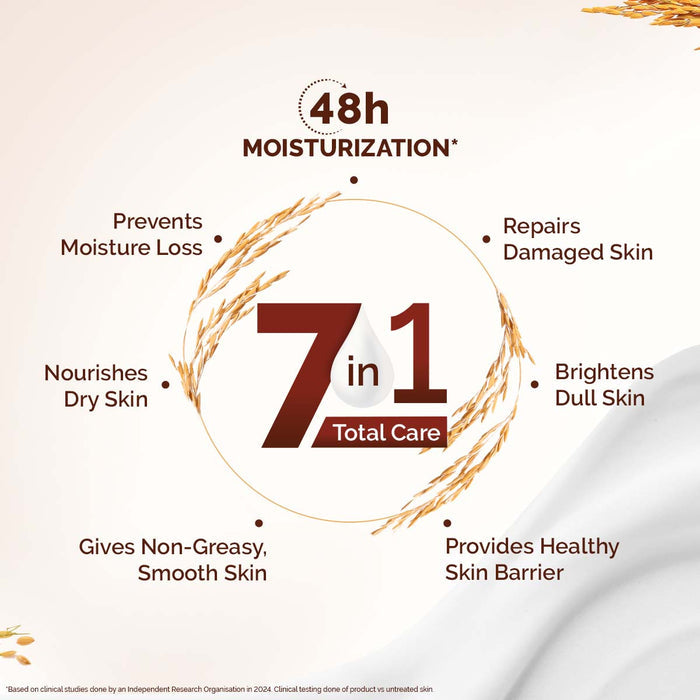 Mamaearth Rice Water Hydrating Body Lotion with Rice Water & Niacinamide for Dewy Glass Skin - 600 ml