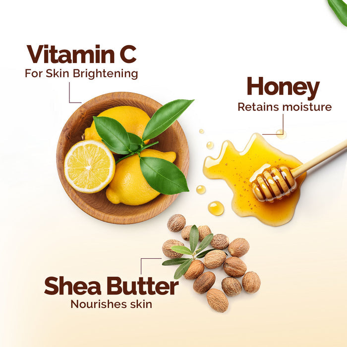 Mamaearth Vitamin C Daily Glow Body Lotion with Vitamin C & Honey for Skin Brightening - 600 ml